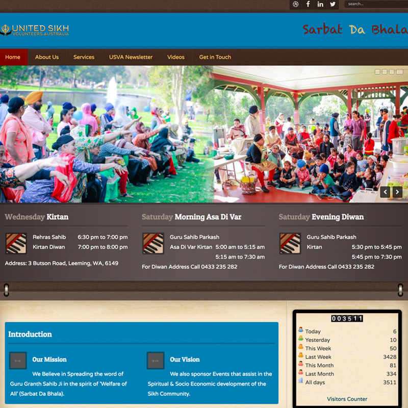 USVA United Sikh Volunteers Australia Website